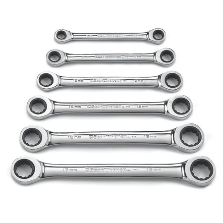 Gearwrench 6 Piece Metric Double Box End Ratcheting Set EHT9260